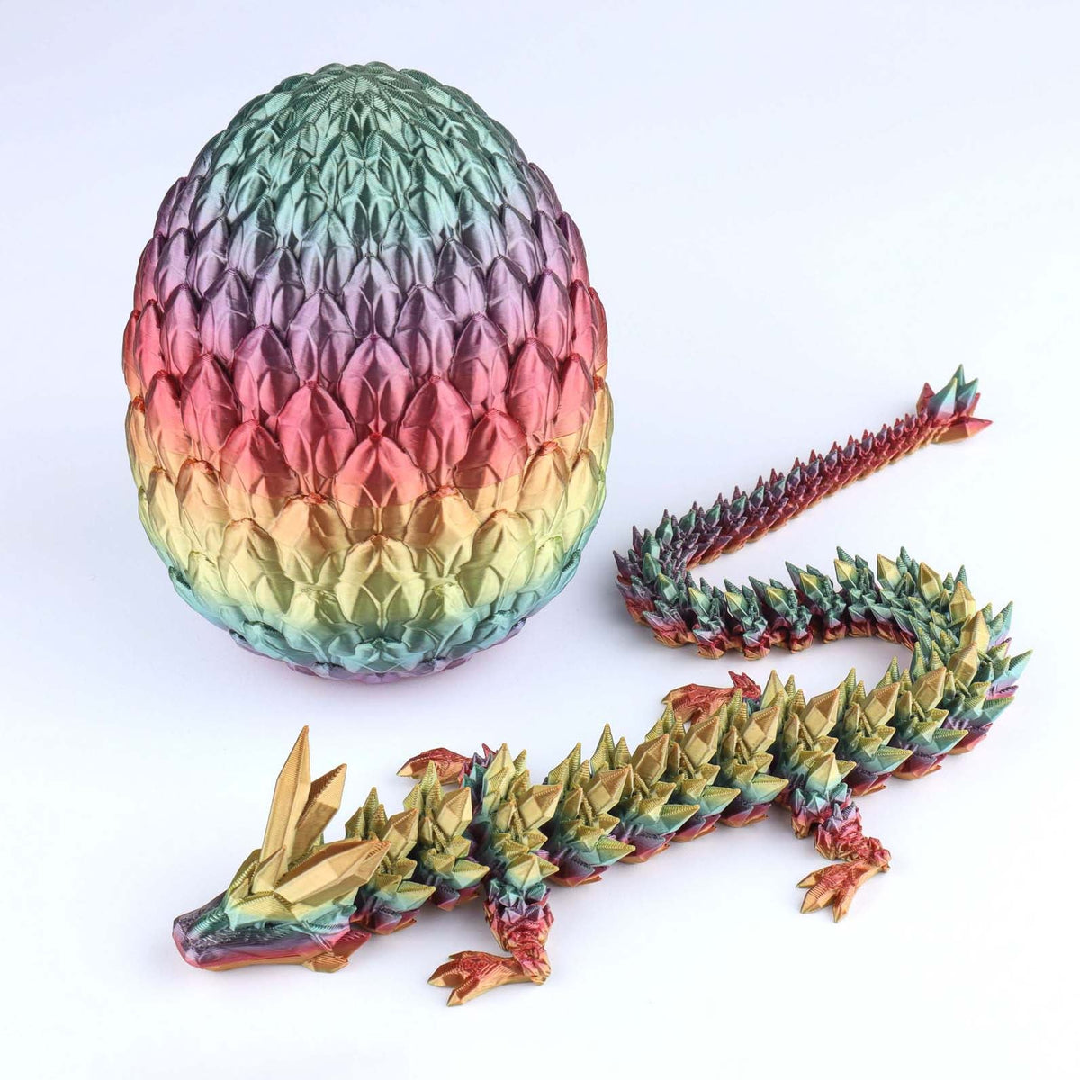 Crystal Dragon Fidget | 3D Printed