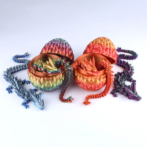 Crystal Dragon Fidget | 3D Printed