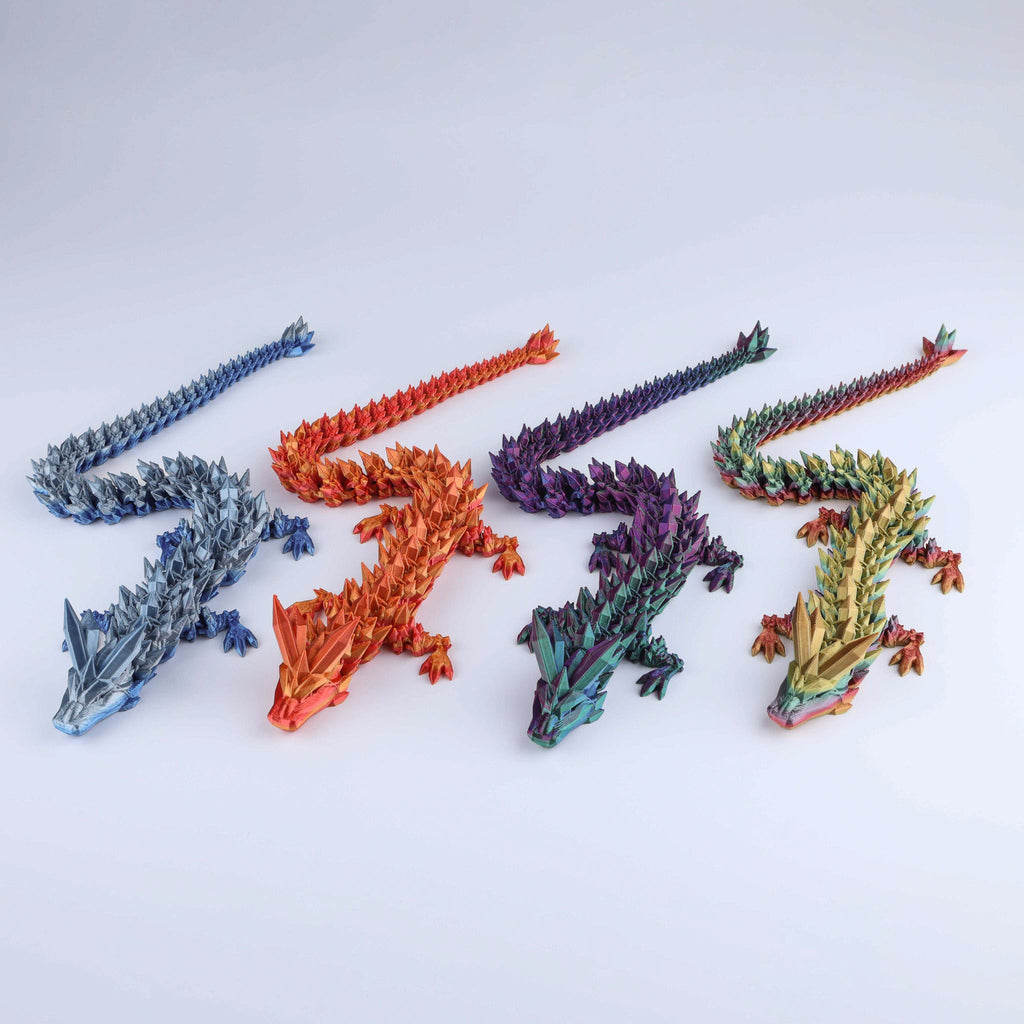 Crystal Dragon Fidget | 3D Printed
