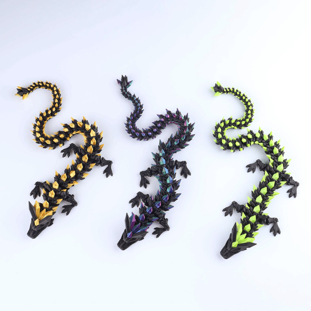 Crystal Dragon Fidget | 3D Printed