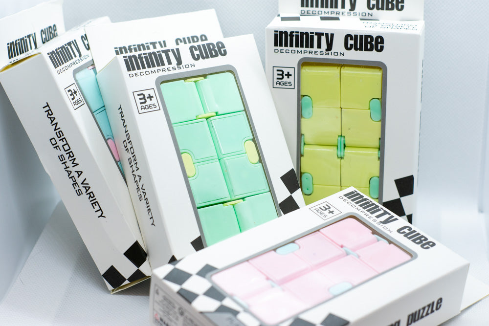 Infinity Cube Fidget | Four Colors