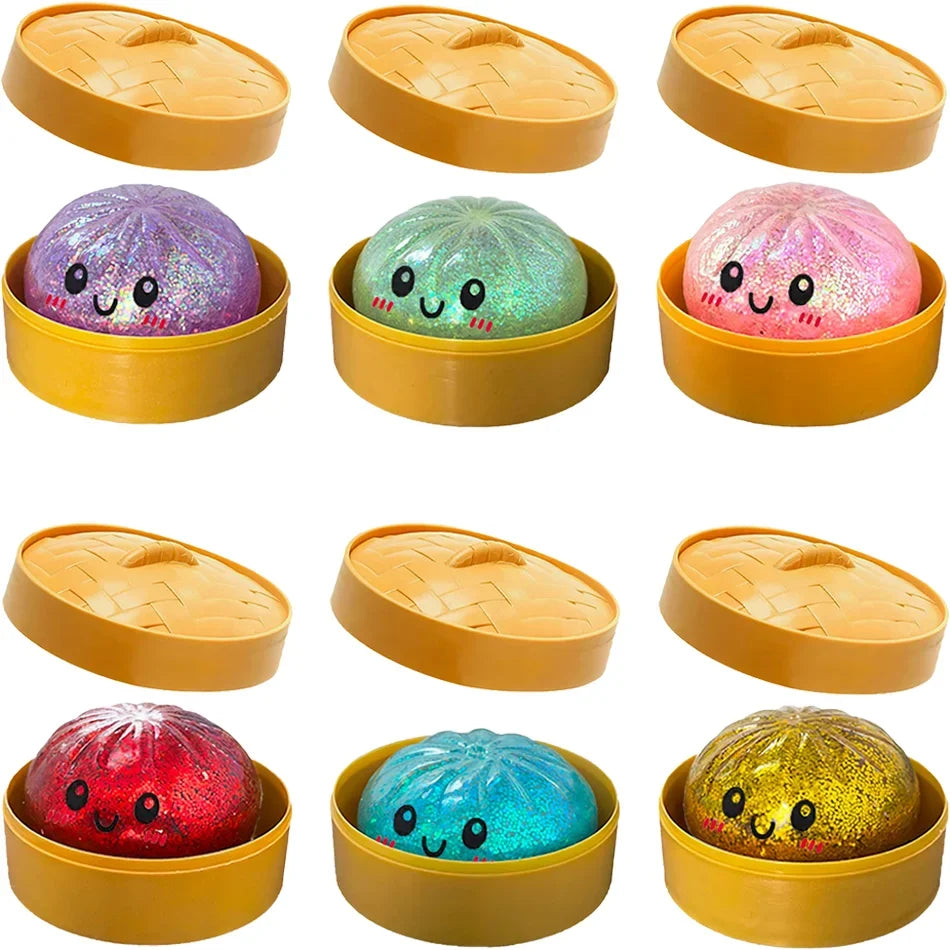 Glitter Dumpling Squishies