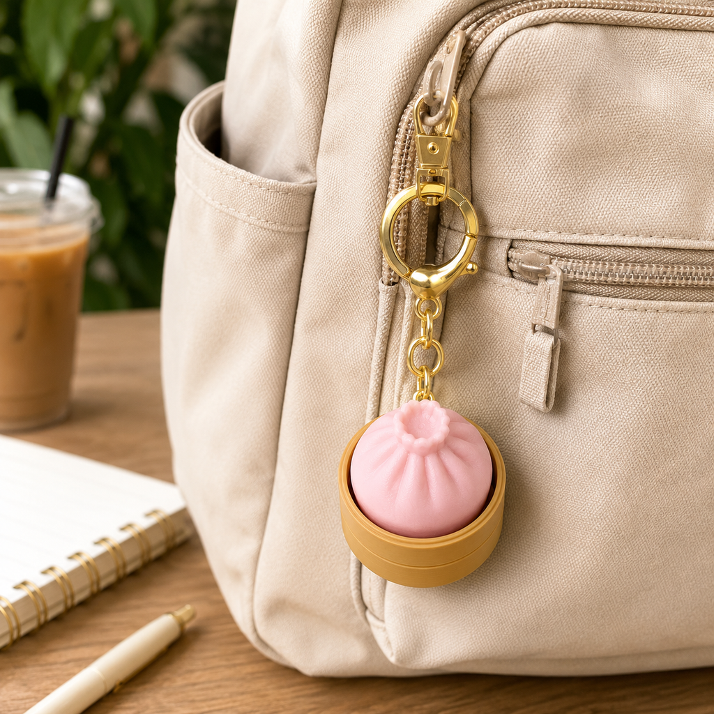 Dumpling Clicker Keychain | Random Color