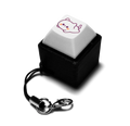 Mechanical keycap fidget with 1 key and a black base